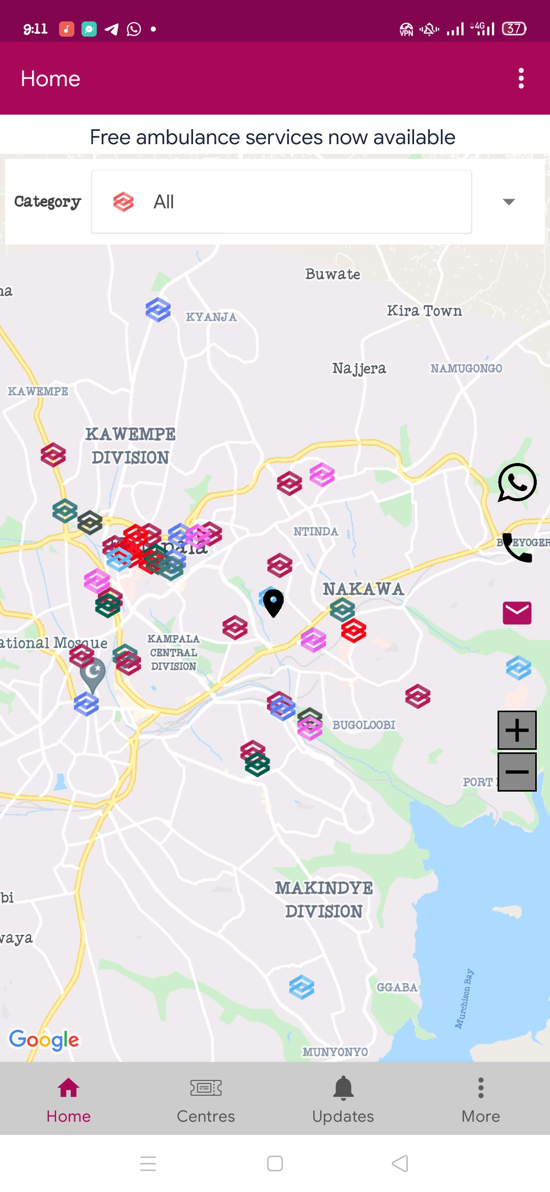Centres4her App